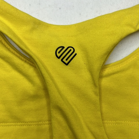Justice Girls Yellow Foral Sports bra size 28 - Picture 6 of 9